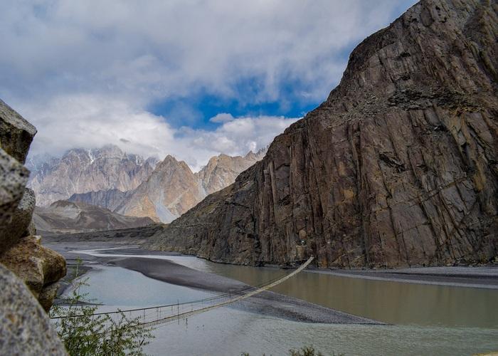 Hussaini Suspension Bridge Hunza Hussaini Suspension Bridge Hunza